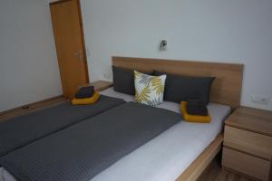 Posteľ alebo postele v izbe v ubytovaní Ferienhaus Melmer Florian