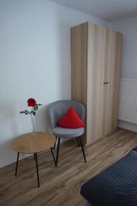Posteľ alebo postele v izbe v ubytovaní Ferienhaus Melmer Florian