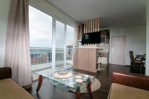 Kuchyň nebo kuchyňský kout v ubytování Chic&Cozy Apartment in Nessebar
