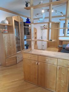 Kuchyň nebo kuchyňský kout v ubytování Ferienhaus Berger