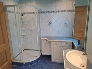 Koupelna v ubytování Ferienhaus Berger