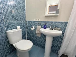 A bathroom at Agata Views