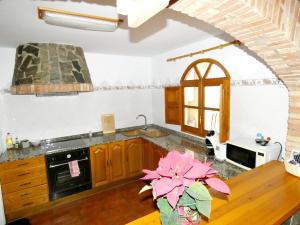 a kitchen with a sink and a counter top at RuralRusticHome in Altura