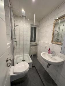 Kupatilo u objektu Luxury Apartment Ottweiler