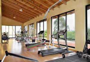 Fitness centrum a/nebo fitness zařízení v ubytování Rancho Labradores