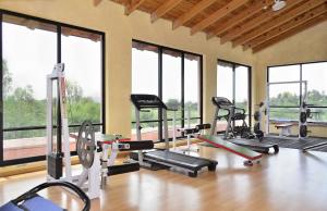 Fitness centrum a/nebo fitness zařízení v ubytování Rancho Labradores