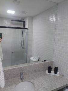 Kylpyhuone majoituspaikassa Apartamento Smart Pituba
