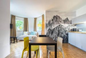 Kuchyňa alebo kuchynka v ubytovaní Apartment Sonnleitner