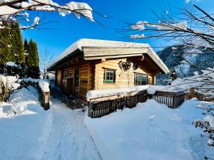 Almdorf im Winkl - Blockhüttendorf in Gröbming durante l'inverno