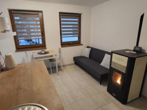 Posezení v ubytování Apartmán na Karlíčku