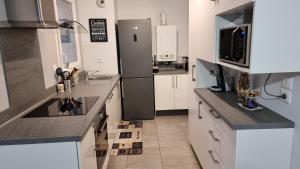 Кухня или мини-кухня в Appartement de standing au centre de Chassieu
