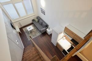 Posezení v ubytování Block 96 Apartments