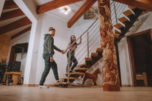Clientes alojados en Chata Exit