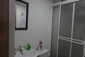 Koupelna v ubytování Travelu Guatape Apartamento + 16 fotografií
