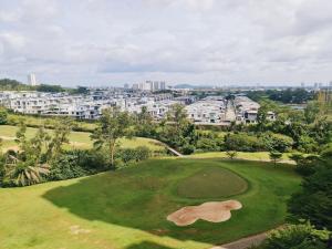 an aerial view of a golf course with ainylomalyomalycussioncussioncussioncussion at New! 4-7pax 2bedrooms condo near Mount Austin JB in Johor Bahru