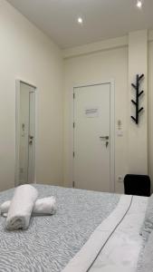 Posteľ alebo postele v izbe v ubytovaní HABITACION CENTRAL CON WIFI