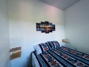 Postel nebo postele na pokoji v ubytování Bela vista- Marília