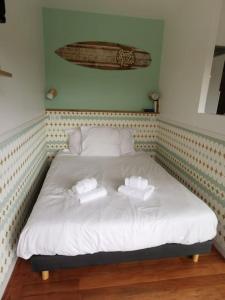 Katil atau katil-katil dalam bilik di Studio Cosy Biarritz - classé 2 étoiles