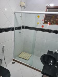 Ванная комната в Casa de praia
