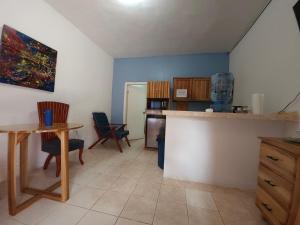 Kuchyň nebo kuchyňský kout v ubytování Apart Eco Estudio Joocah
