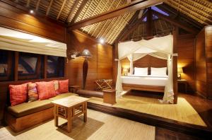 Tegal Sari Accommodation Ubud客房内的一张或多张床位