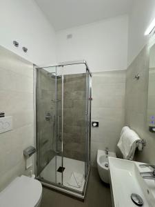 Koupelna v ubytování Hotel RomAntica