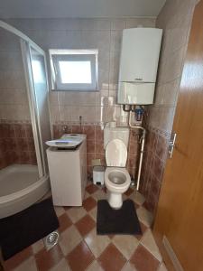 Koupelna v ubytování Apartman Anita