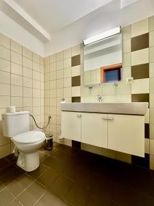 Koupelna v ubytování HOTEL ZELENÝ DVOR