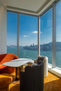 Ruang duduk di Mondrian Hong Kong