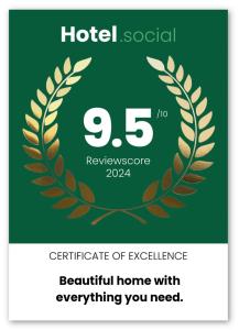 Certifikát, hodnocení, plakát nebo jiný dokument vystavený v ubytování Villa 7