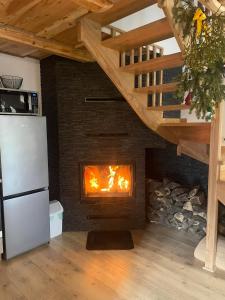 Fotografia z galérie ubytovania Jaśkowa Chata Bieszczady apartament z basenem v destinácii Baligród