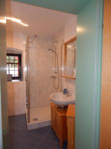 Ένα μπάνιο στο Ferienwohnung Schwemmer +105 φωτογραφίες