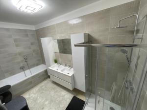 Koupelna v ubytování VRG 1 Exkluzív Apartman
