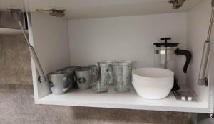Kuchyň nebo kuchyňský kout v ubytování APARTMÁN KRISTÝNA