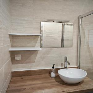 Koupelna v ubytování Appartement tout confort à 2 pas du centre ville + 22 fotografií