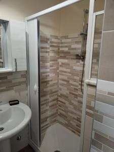 Koupelna v ubytování La Fara B&B