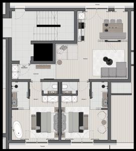План на етажите на Jaggling Appartements