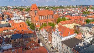 Nespecifikovaný výhled na destinaci Toruň nebo výhled na město při pohledu z hotelu