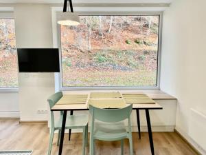 Televízia a/alebo spoločenská miestnosť v ubytovaní Apartment Port Jáchymov-2 by Interhome