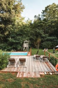 Bassein majutusasutuses Glamping Pian delle Ginestre või selle lähedal