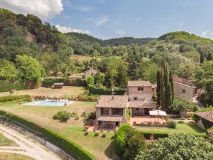 an estate in the hills with a swimming pool at Holiday Home La Terrazza by Interhome in Vicchio