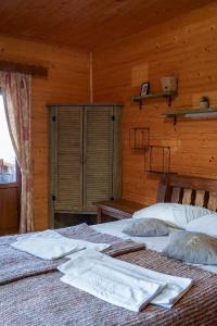 Postel nebo postele na pokoji v ubytování Na Penkah
