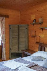 Postel nebo postele na pokoji v ubytování Na Penkah