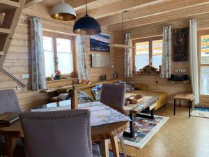 Posezení v ubytování Chalet Fuchsberg