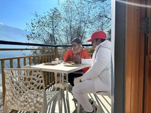 Balkoni atau teres di Nomad Bed & Breakfast