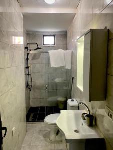 ArnavutköyにあるTC homesのバスルーム(シャワー、トイレ、シンク付)