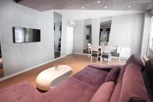 TV a/nebo společenská místnost v ubytování Apartments Belgrade
