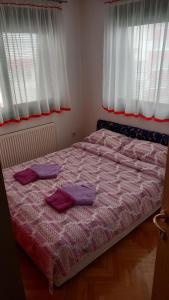 Katil atau katil-katil dalam bilik di Apartman Lena Doboj