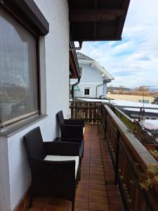Balkon lub taras w obiekcie Appartment Resi wohlfühlen und relaxen