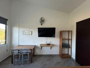 TV a/nebo společenská místnost v ubytování Casa Abundia